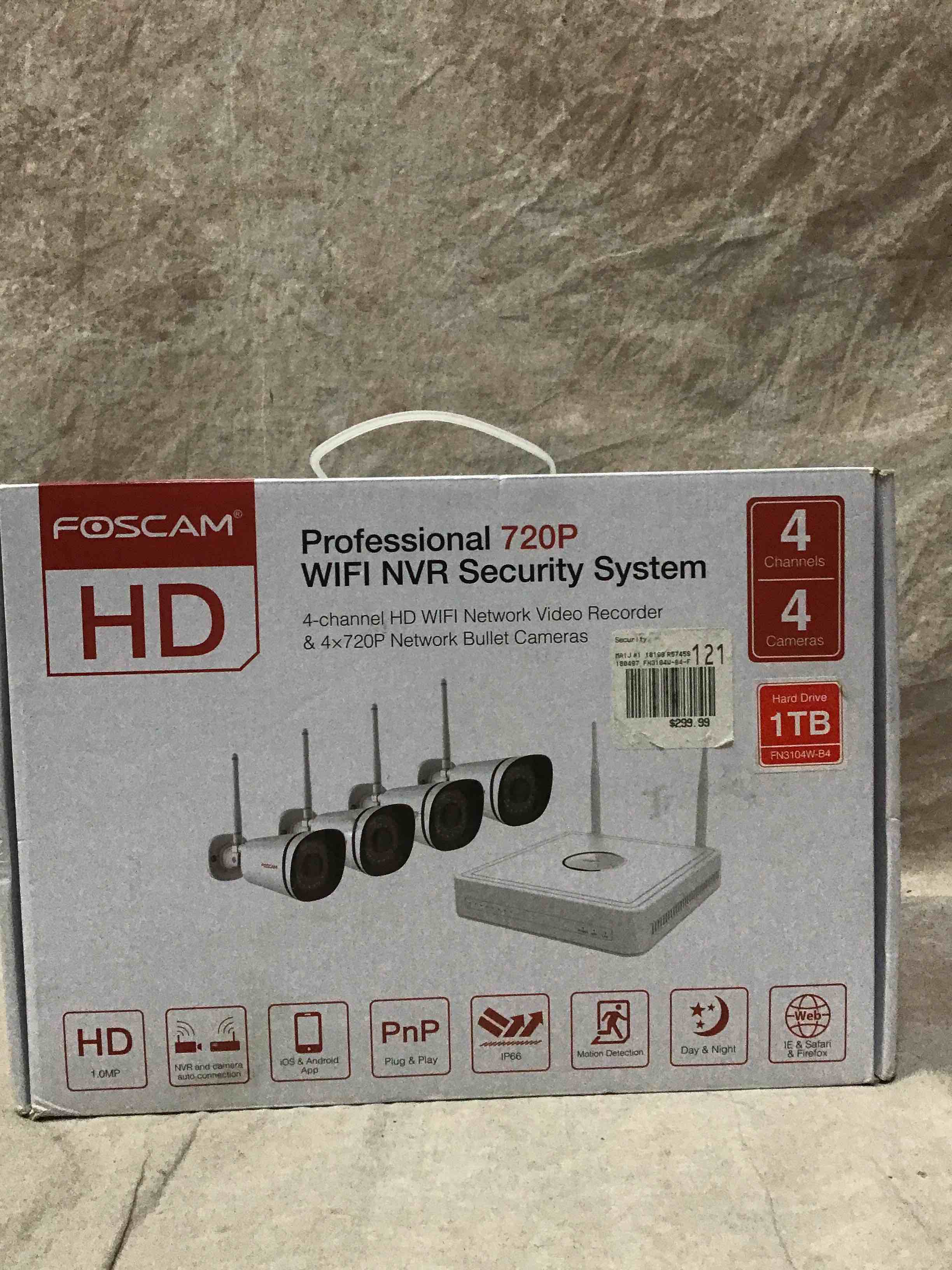 Foscam HD 720P WIFI NVR Security System 