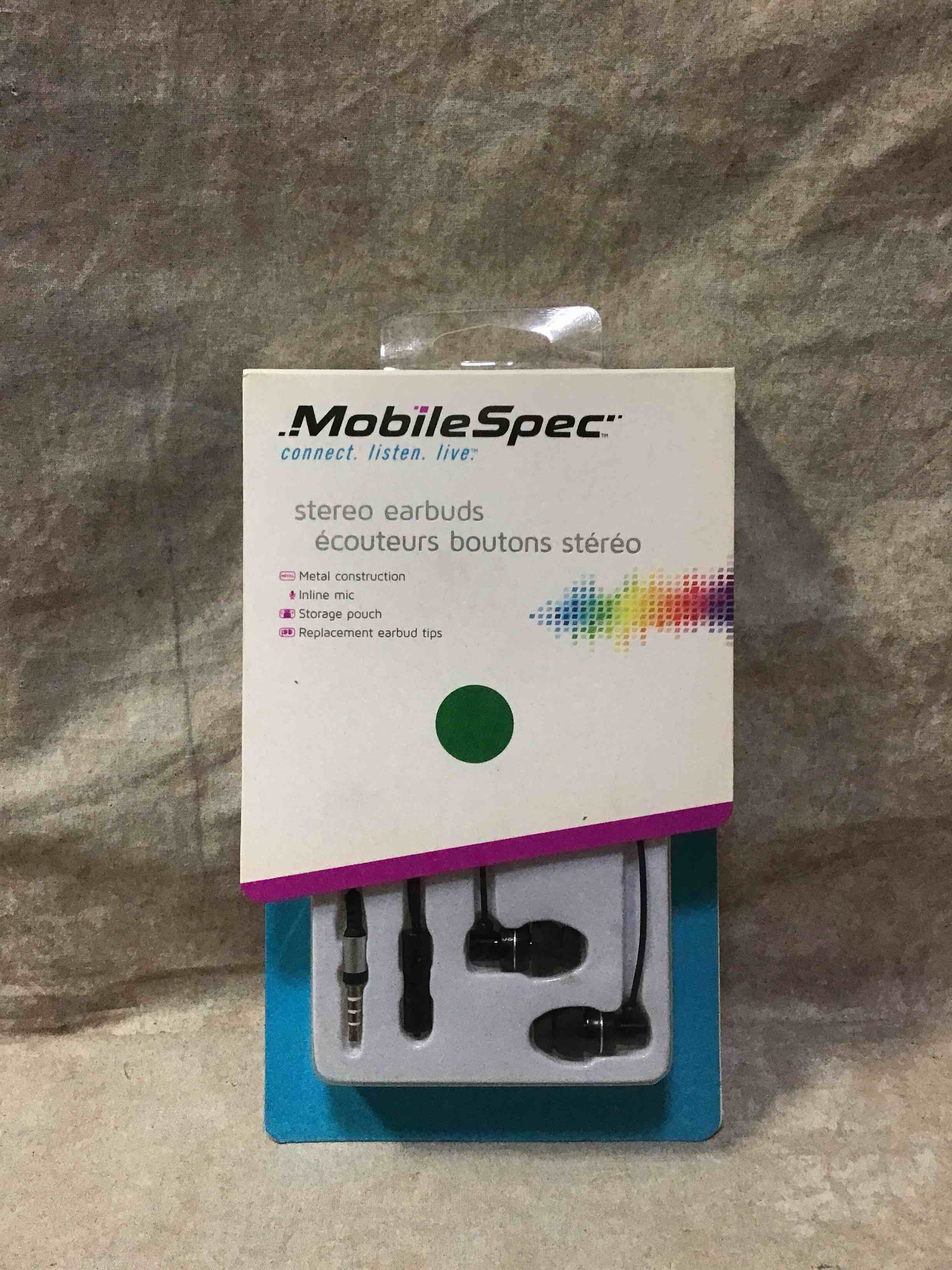 Mobile Spec Stereo Earbuds 