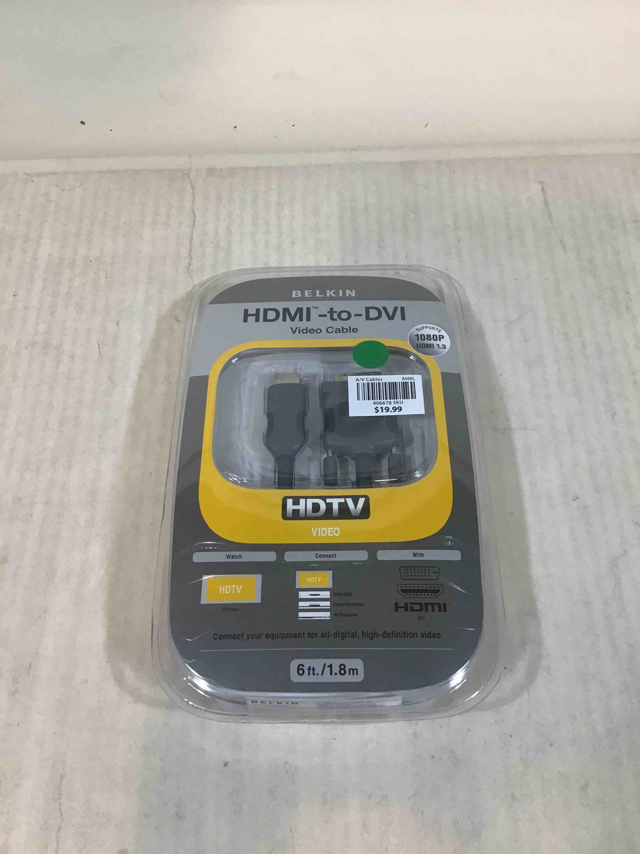Belkin HDMI To DVI Video Cable 