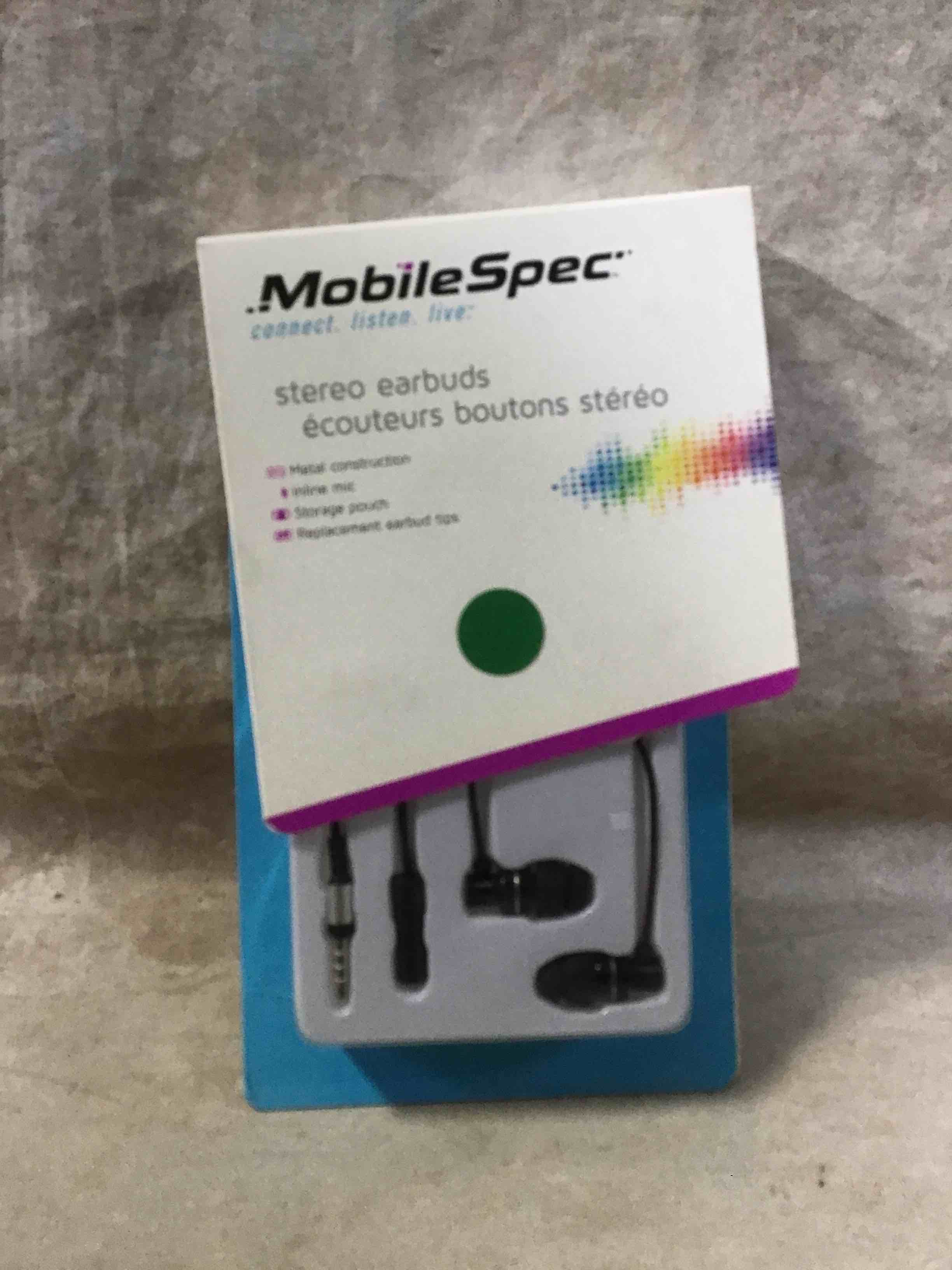 Mobile Spec Stereo Earbuds 