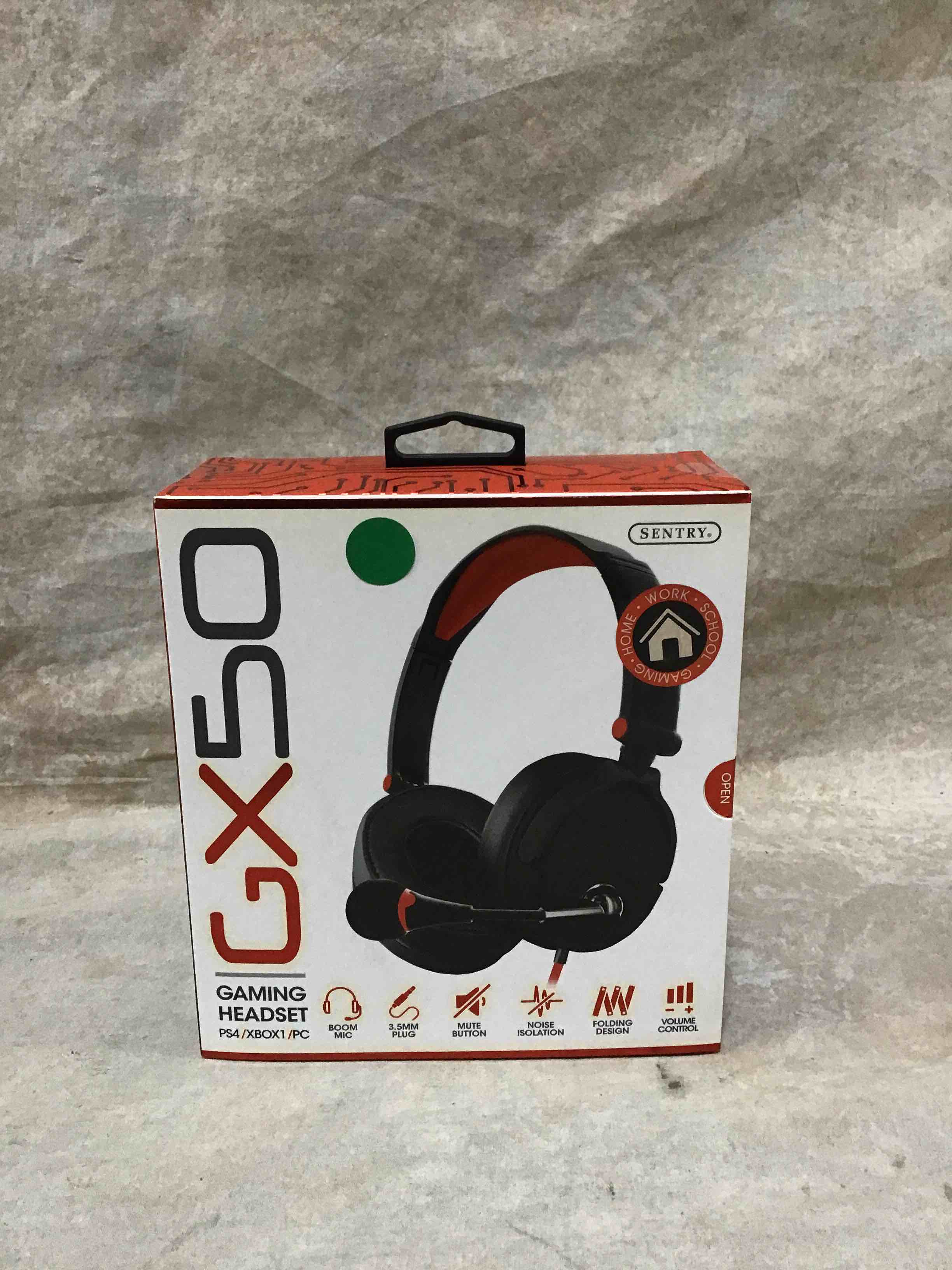 SENTRY Industries GX50 Gaming Headset for PS4 / Xbox/PC - Color May Vary (Red, Green, Blue)