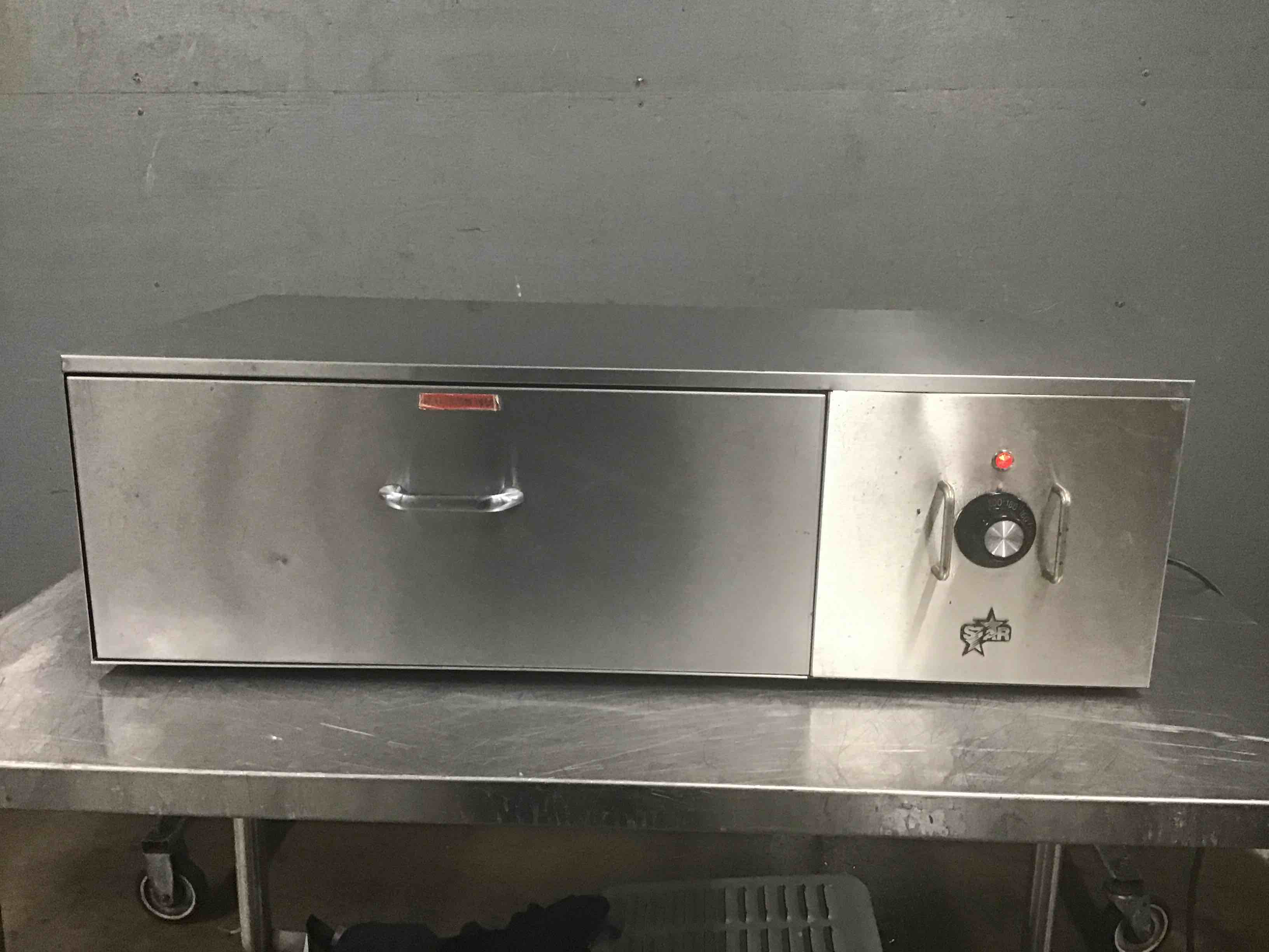 Star Stainless Steel 34.34 Inch Single Drawer Bun Warmer