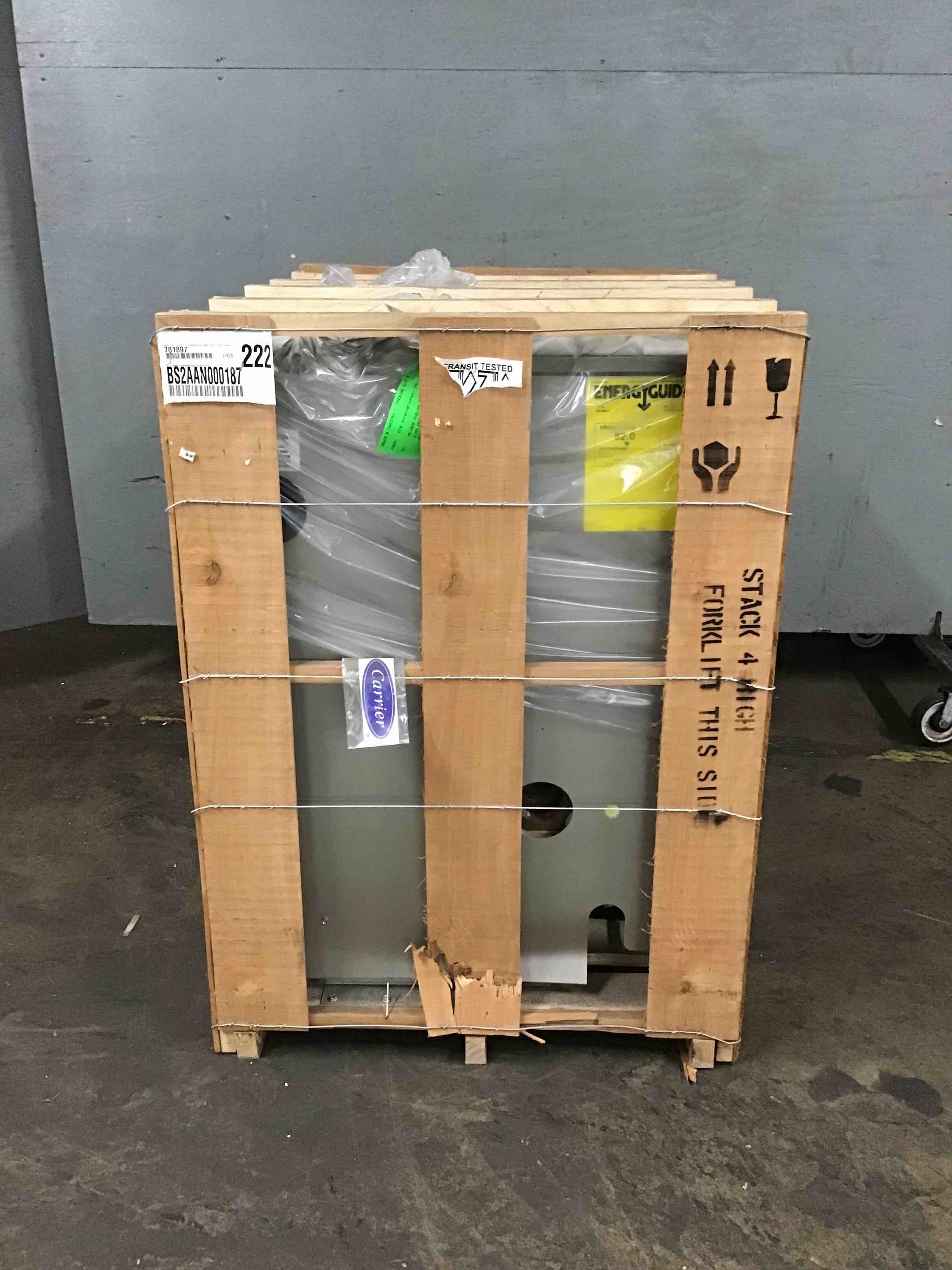 Carrier  Gas Steam Boiler, 80% 187500 BTUH Heat Input Electronic Ign
