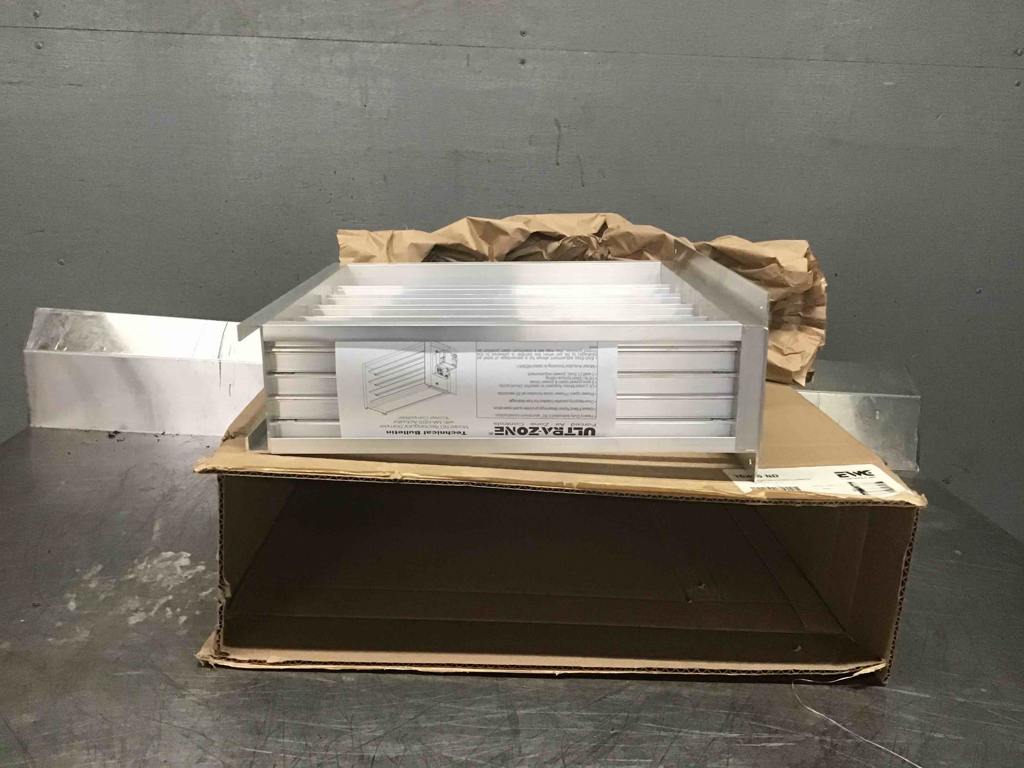 EWC Controls Inc. 16 X 16 Inch ND Motorized Damper 