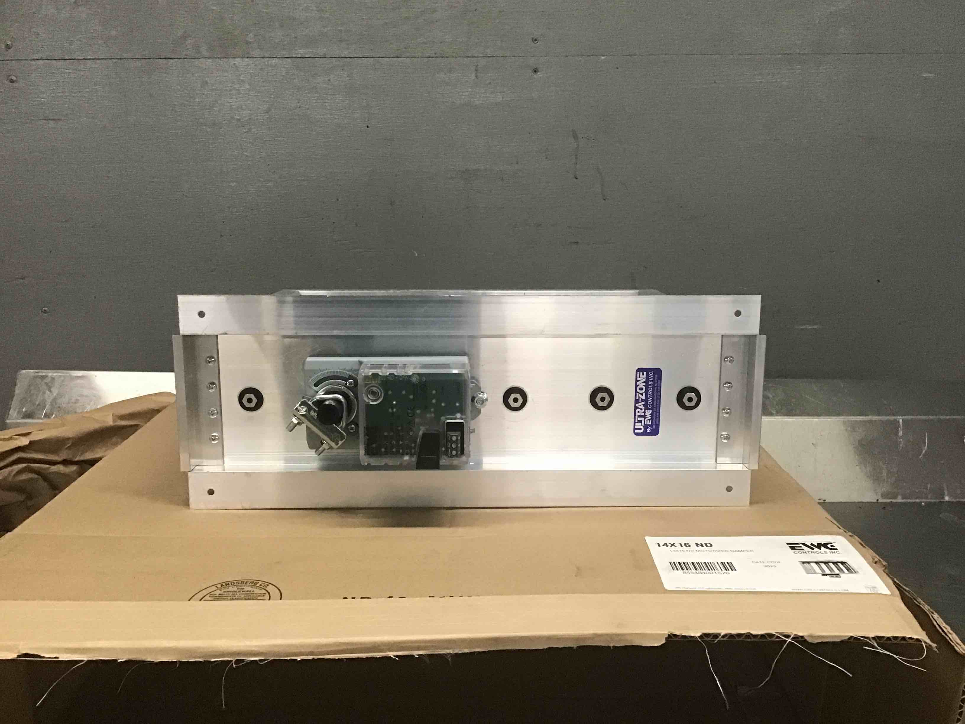 EWC Controls Inc. 14 X 16 Inch ND Motorized Damper 