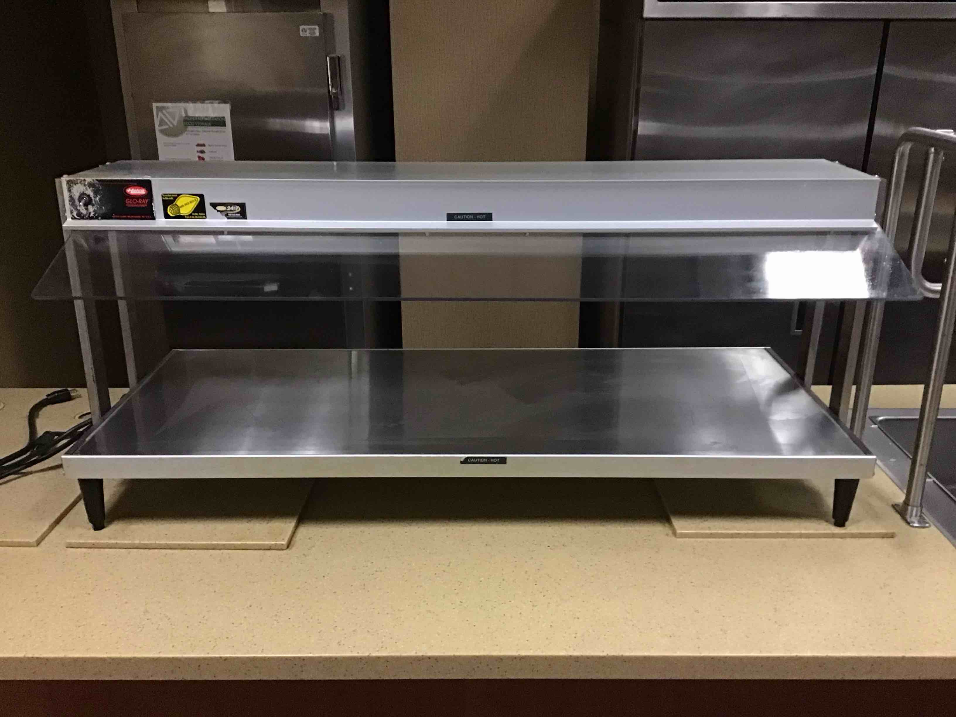 Hatco 48 Inch Countertop Buffet Warmer With Sneeze Guard 