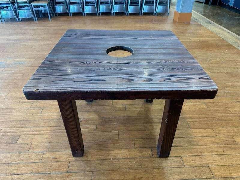 40 Inch Square Formica Top Standard Height Table 