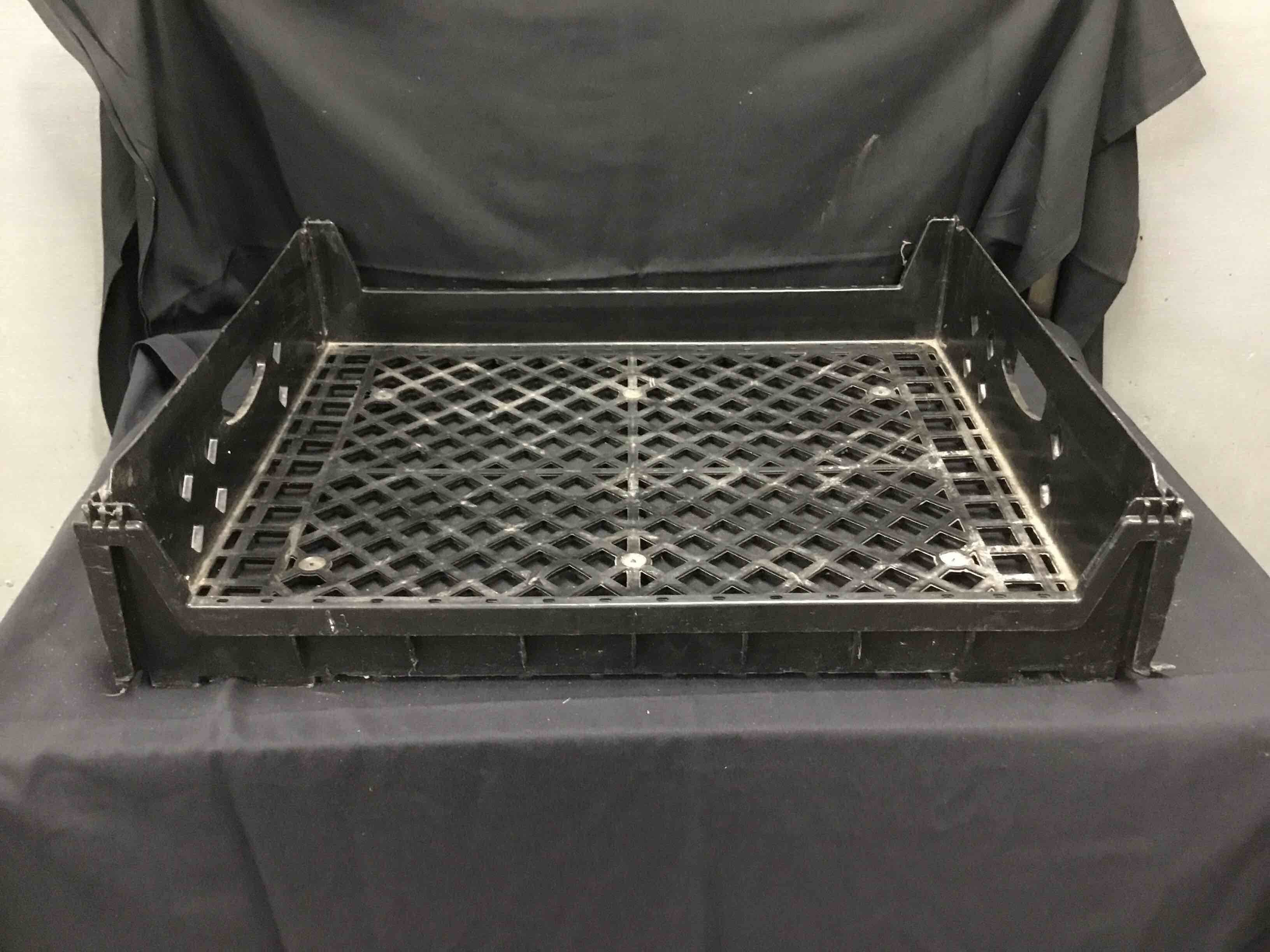 Black Plastic Bread Tray