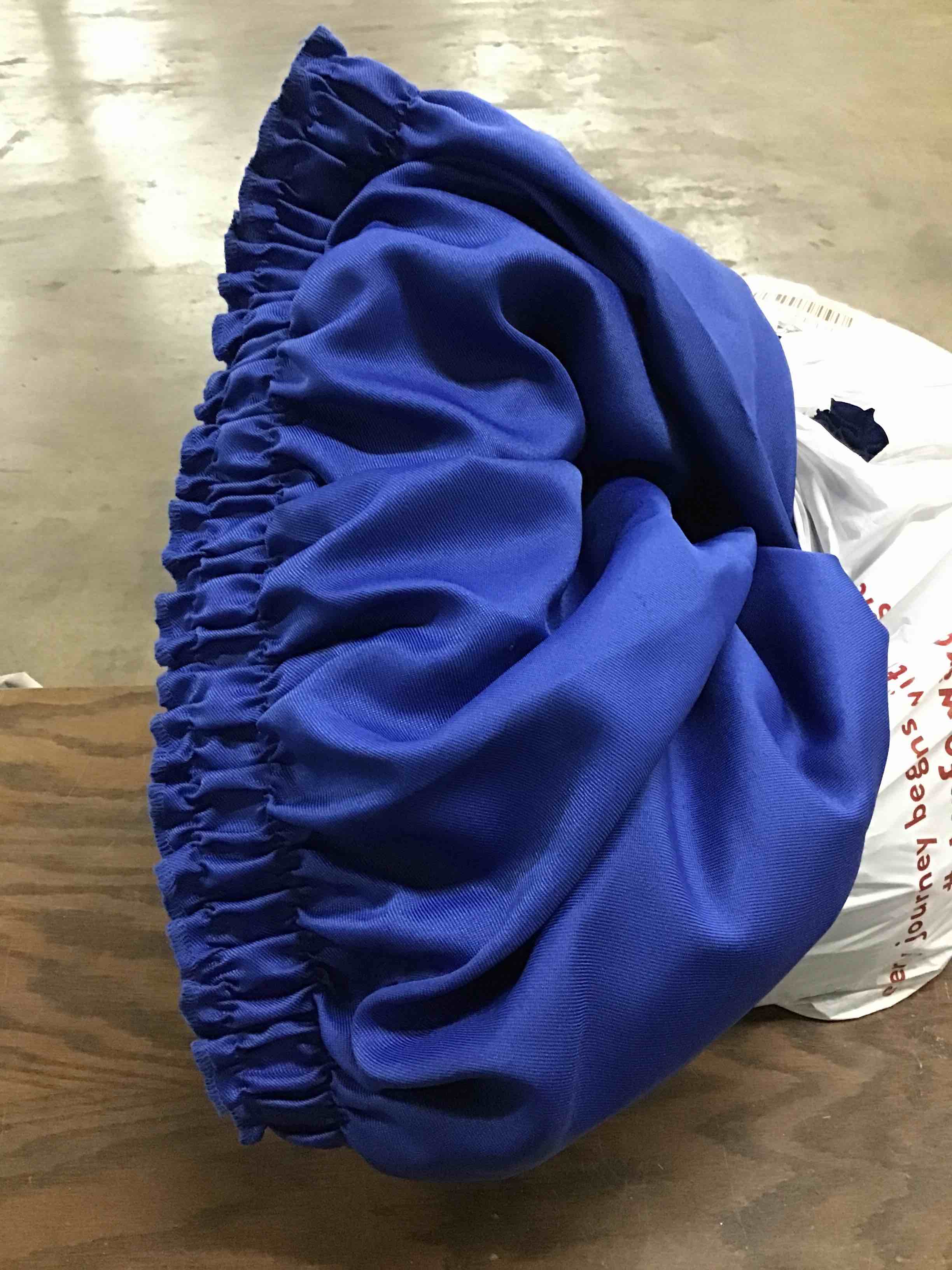 Ortex International Inc. Blue Table Skirt