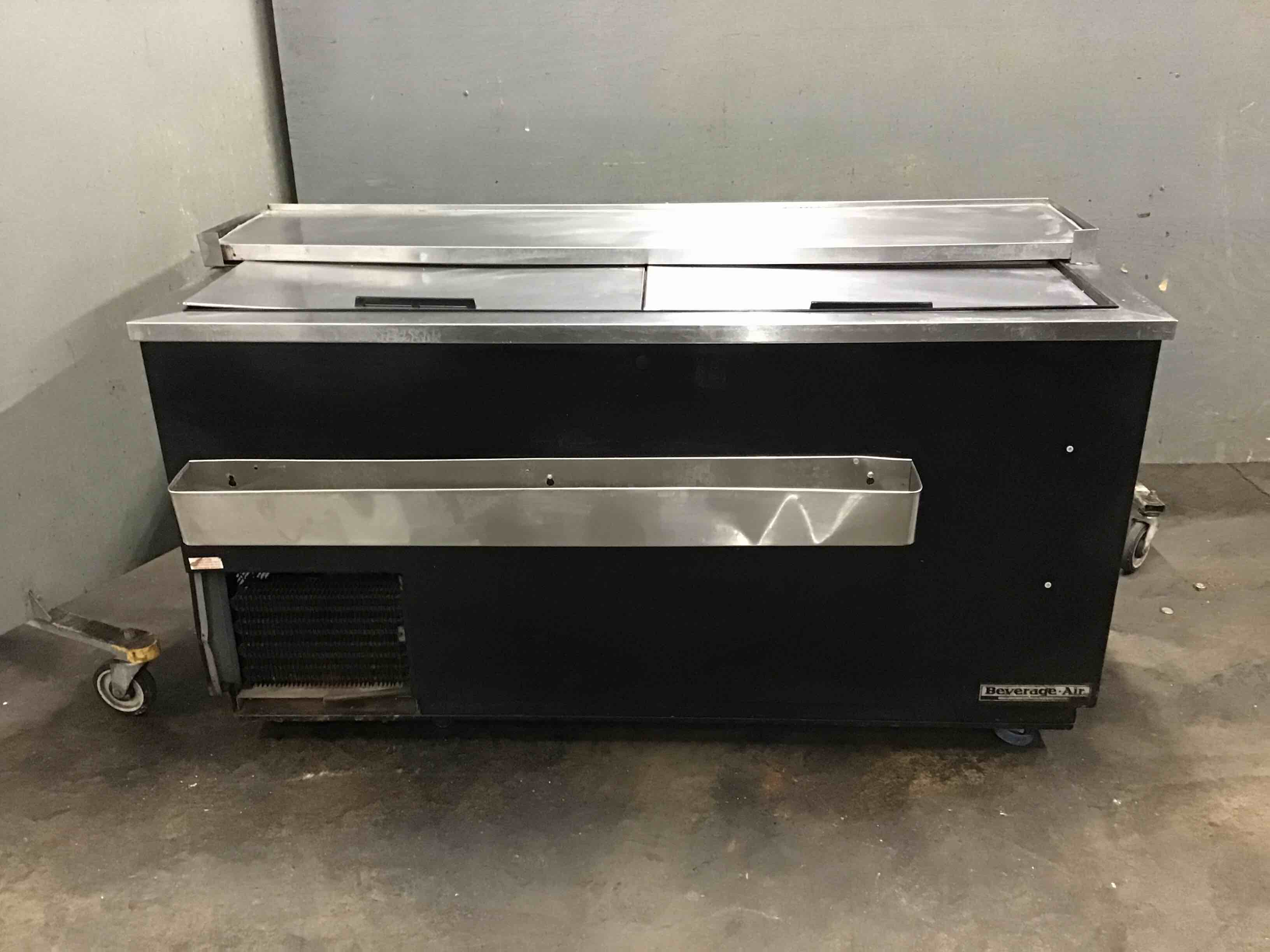 Beverage Air 65 Inch Bottle Cooler On Casters