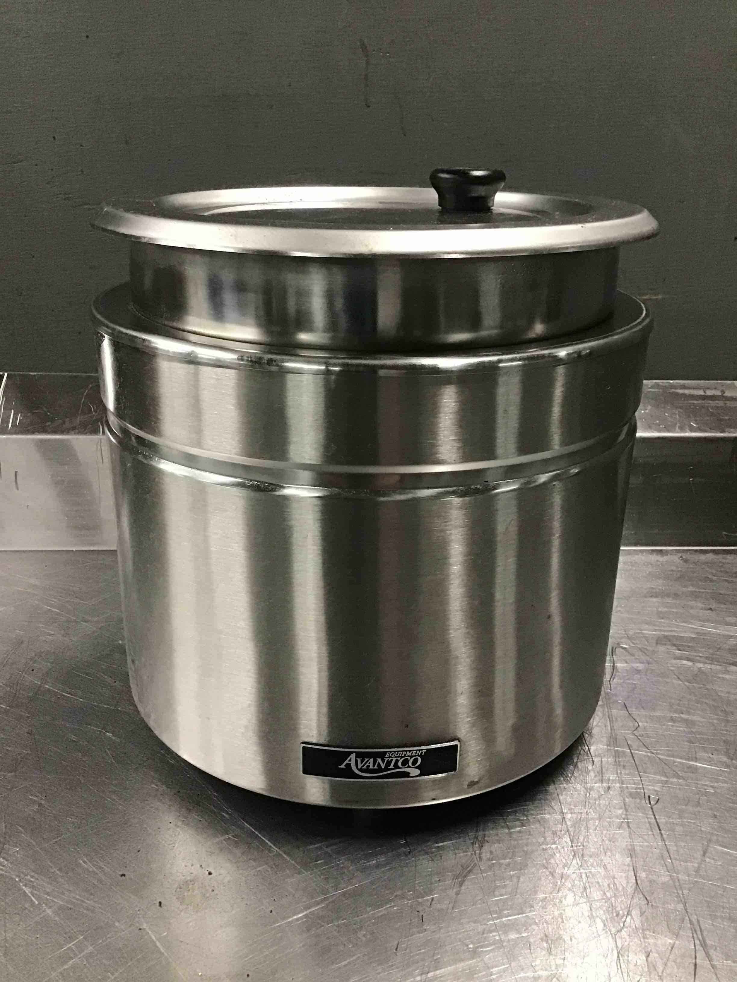 Avantco 11 Quart Stainless Steel Round Soup Kettle 