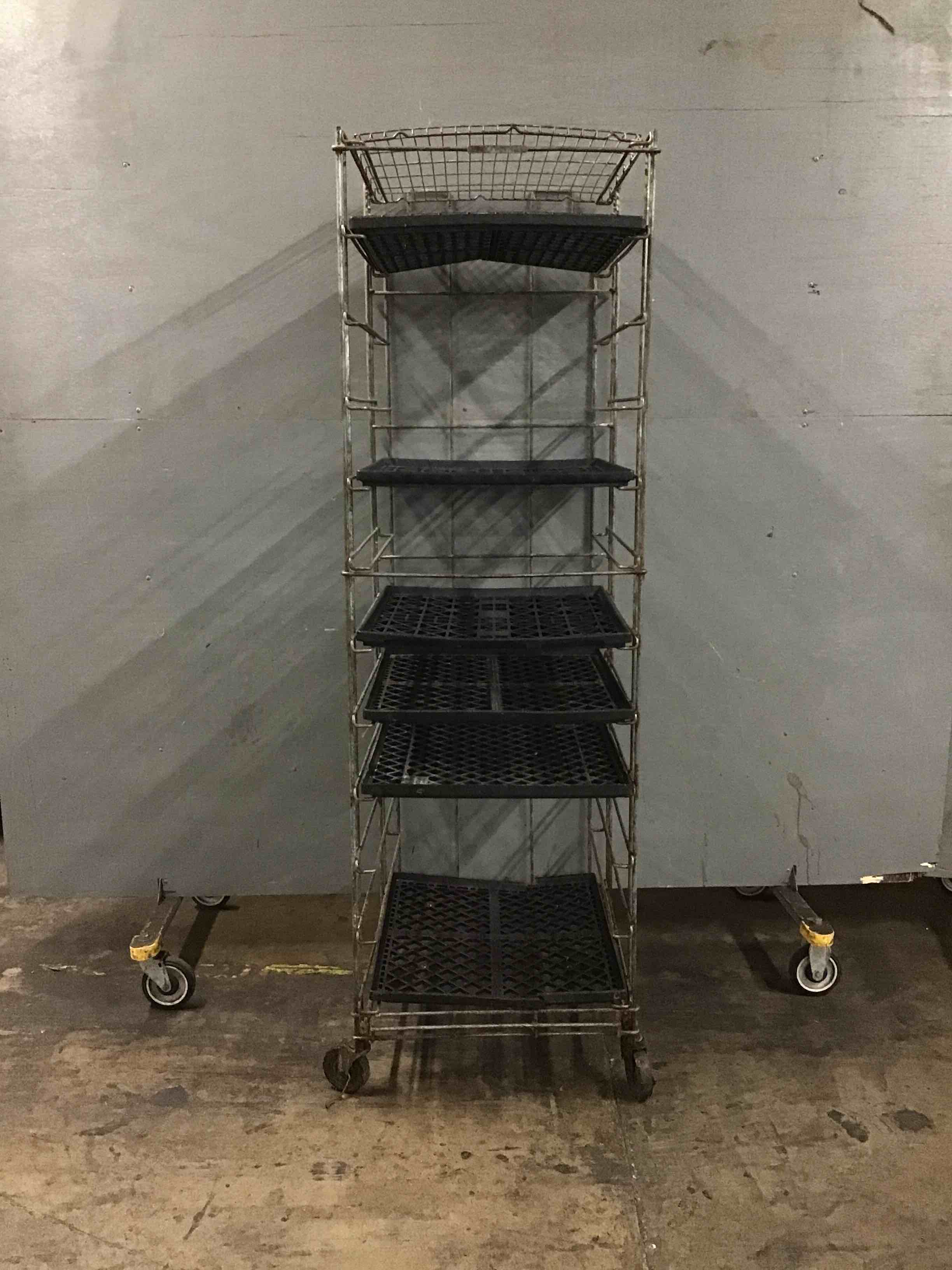 Stainless Steel 22.5 Inch Bakery/Bread Rack On Casters