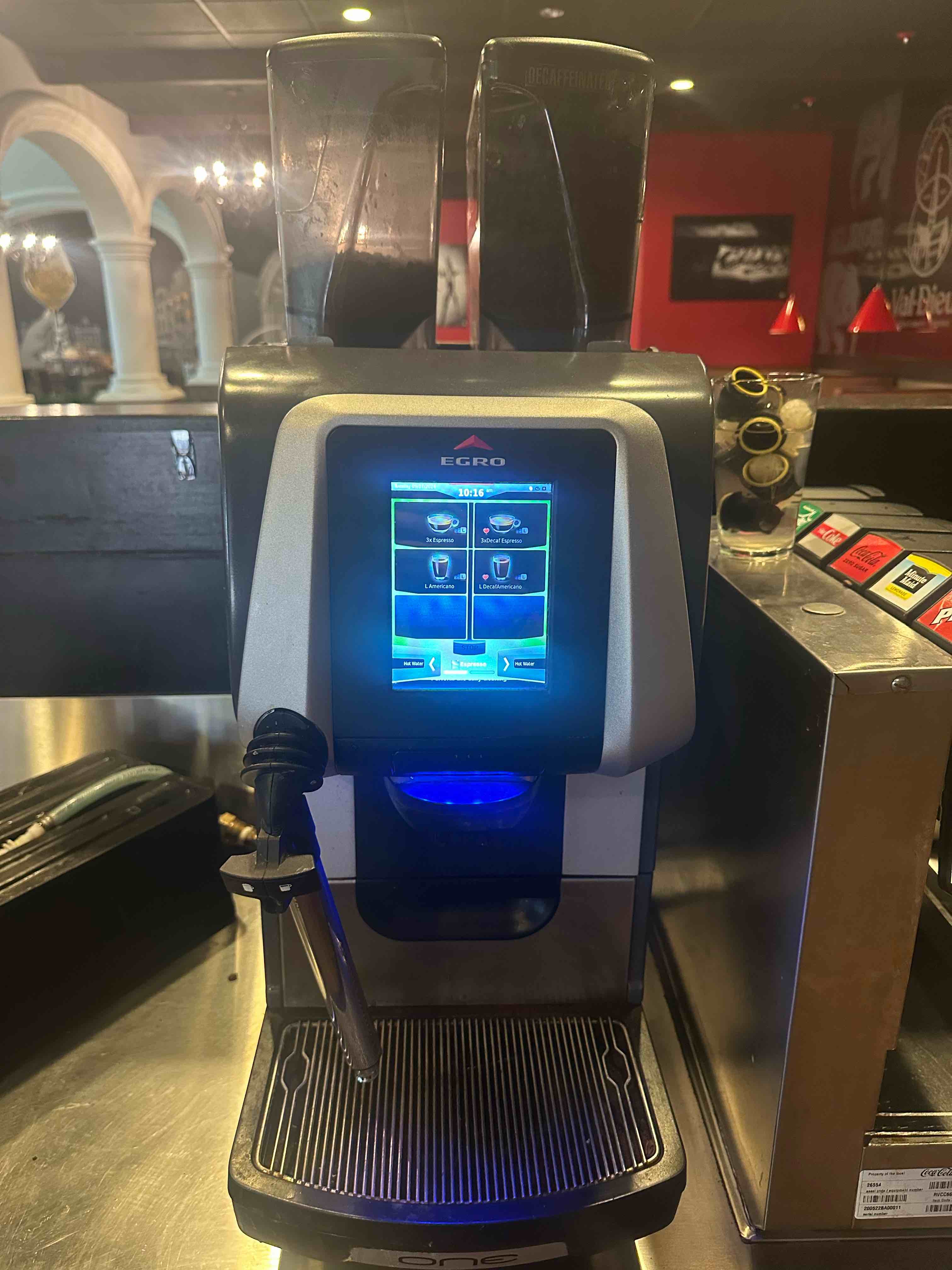 Egro One Pure Coffee  with Pentair Everpure Twin Water Filtration System 