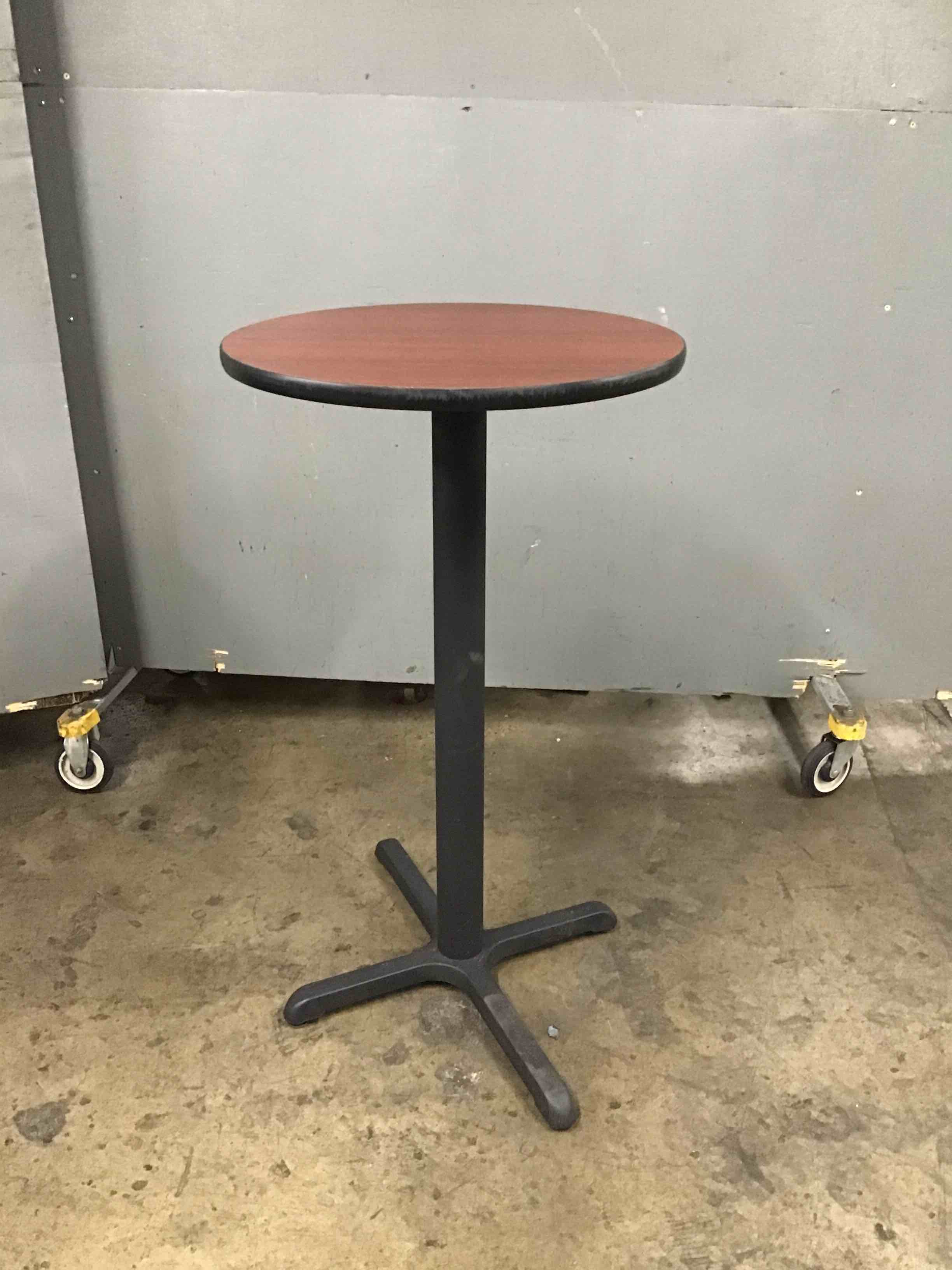 42 Inch Round Top Bar Height Table 