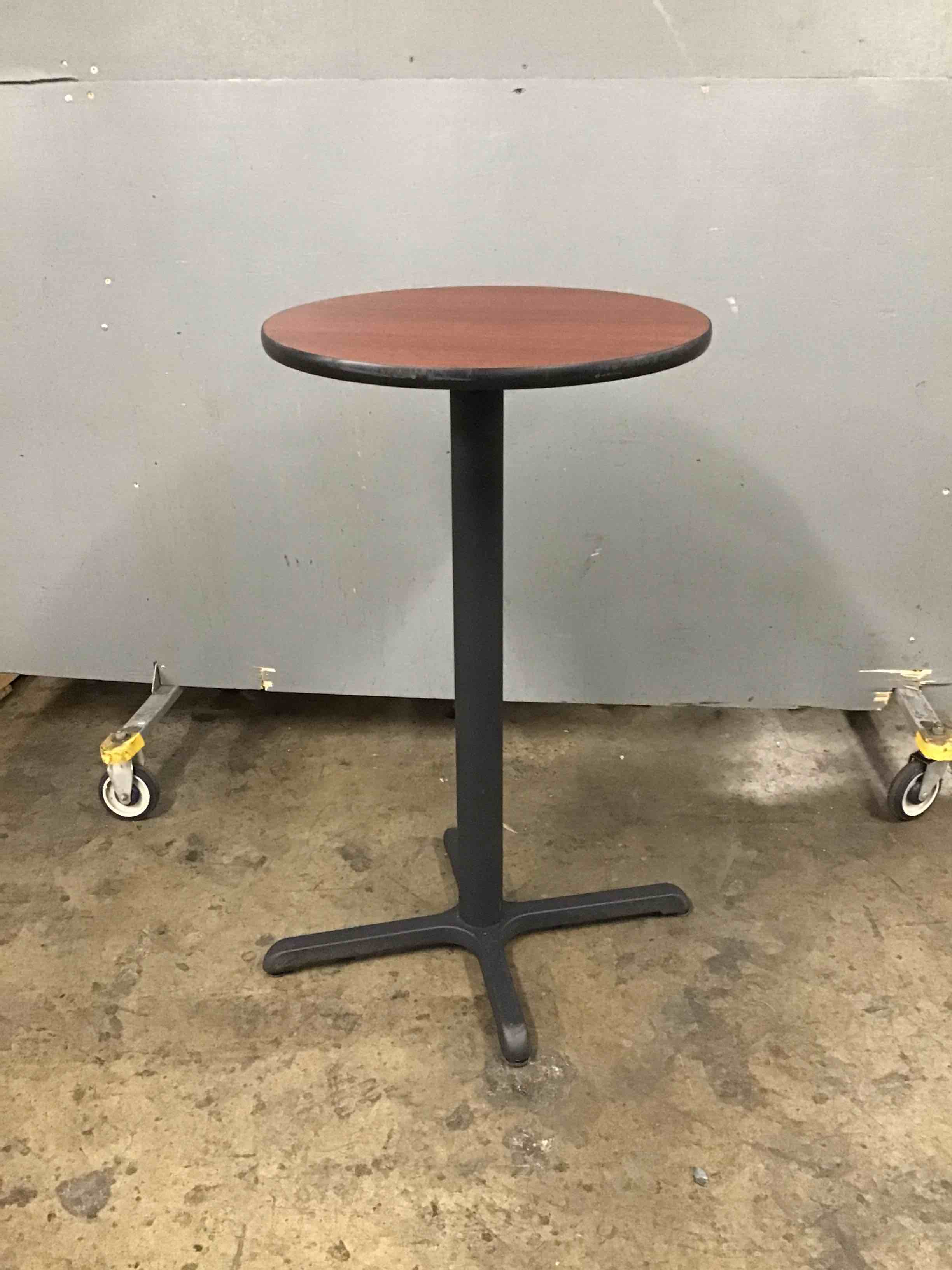 42 Inch Round Top Bar Height Table 