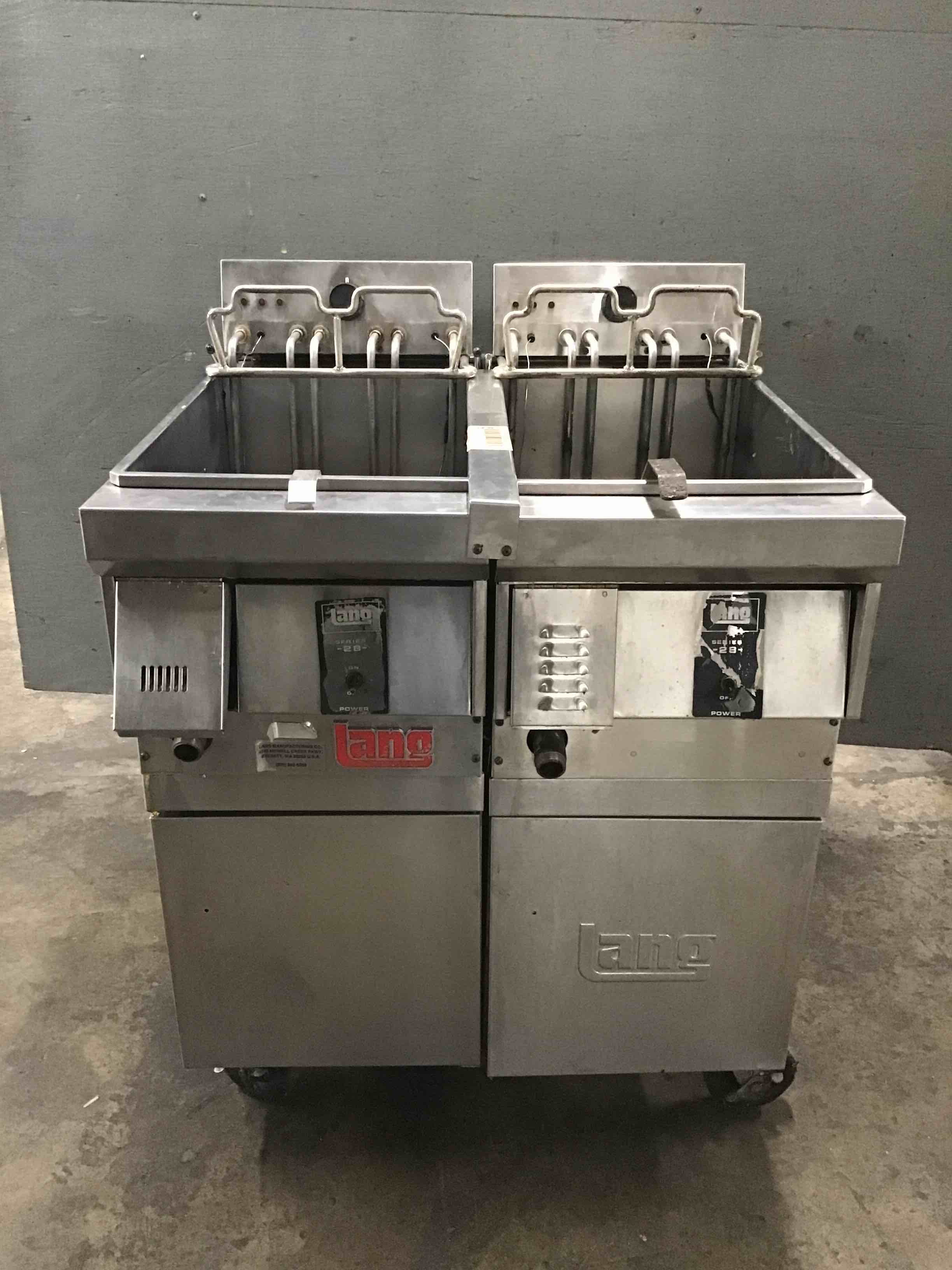 Lang 30 Inch Dual Stainless Steel Electric Fryer