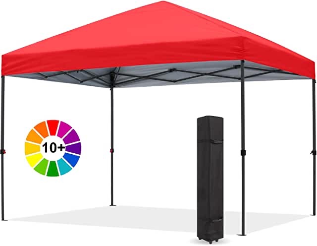 ABCCANOPY Pop Up Canopy 10’x 15’ Red
