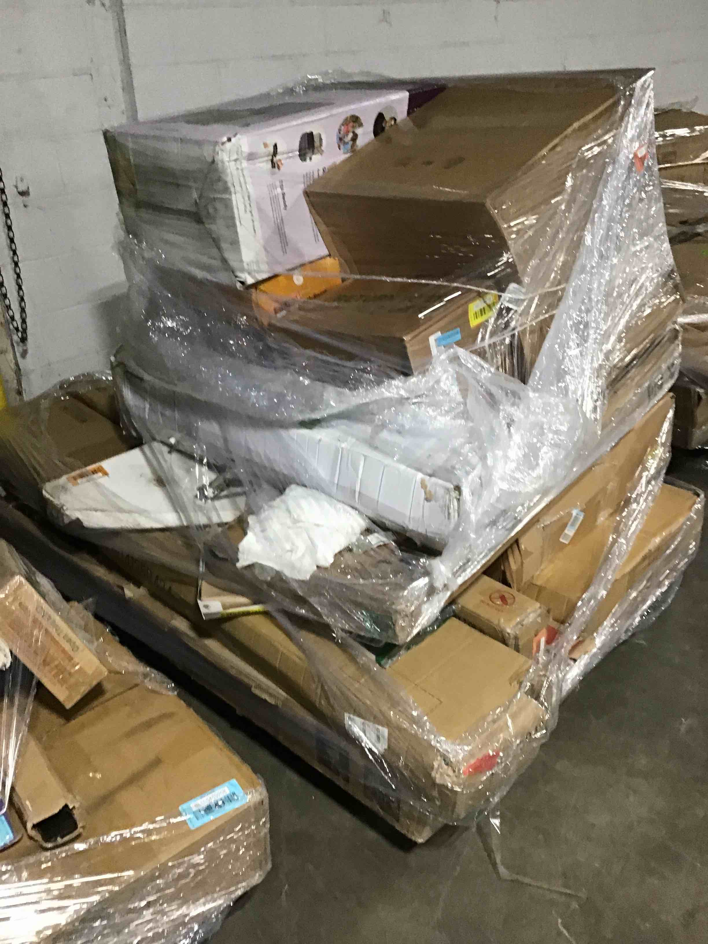 pallet of furniture and more