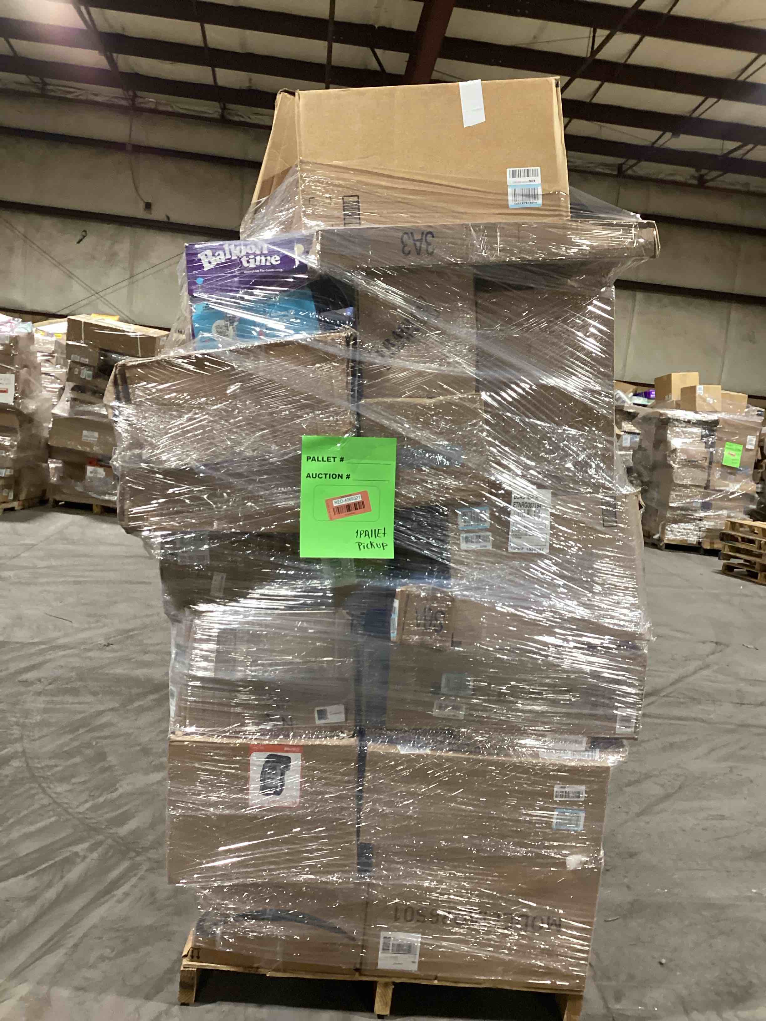 skid pallet  boxes surprise ( good condition or as is) 30 items or more 