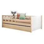 WOODY SINGLE WHITE NATURAL DAYBED - BOX 1 of 2 / THIS IS NOT THE COMPLETE DAYBED