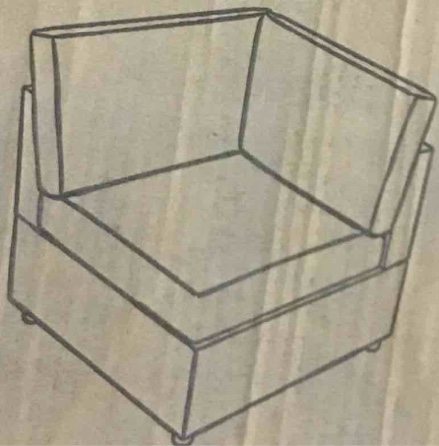 ANDES CORNER CHAIR - D76951-C