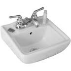 Aragon Wall-Mounted Bathroom Sink in White by Glacier Bay