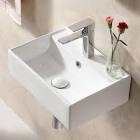 Aragon Wall-Mounted Bathroom Sink in White by Glacier Bay