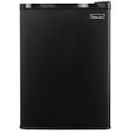 2.6 CU Ft. compact refrigerator black