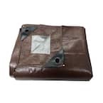 20 ft. x 30 ft. Brown/Silver Heavy Duty Tarp