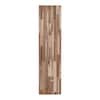 Solid Wood Butcher Block Shelf 96in. W X 12in. D X 1.5in. H in Unfinished Acacia