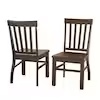 Cayla Dark Oak Side Chair (Set of 2)