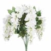 19 in. White Artificial Wistera Other Flowering Plant