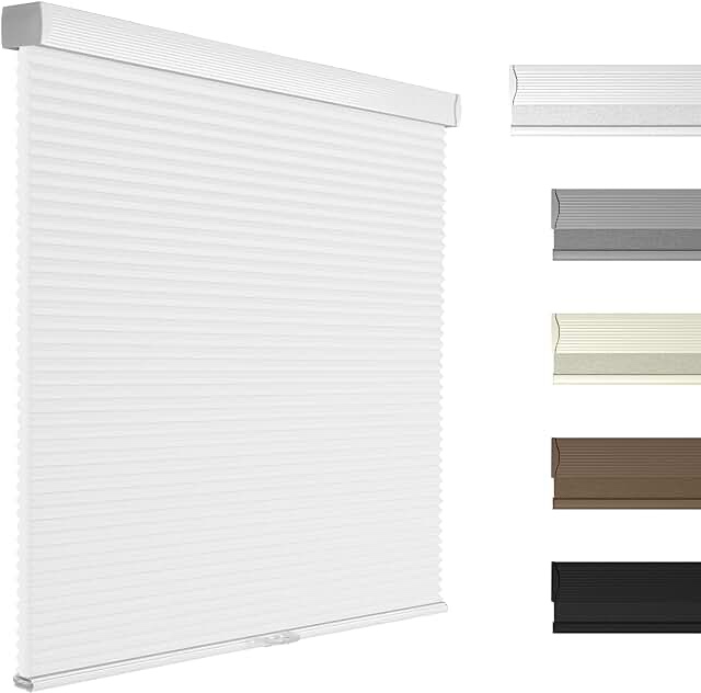 Levolor Cordless Cellular Shades, White, 1pc