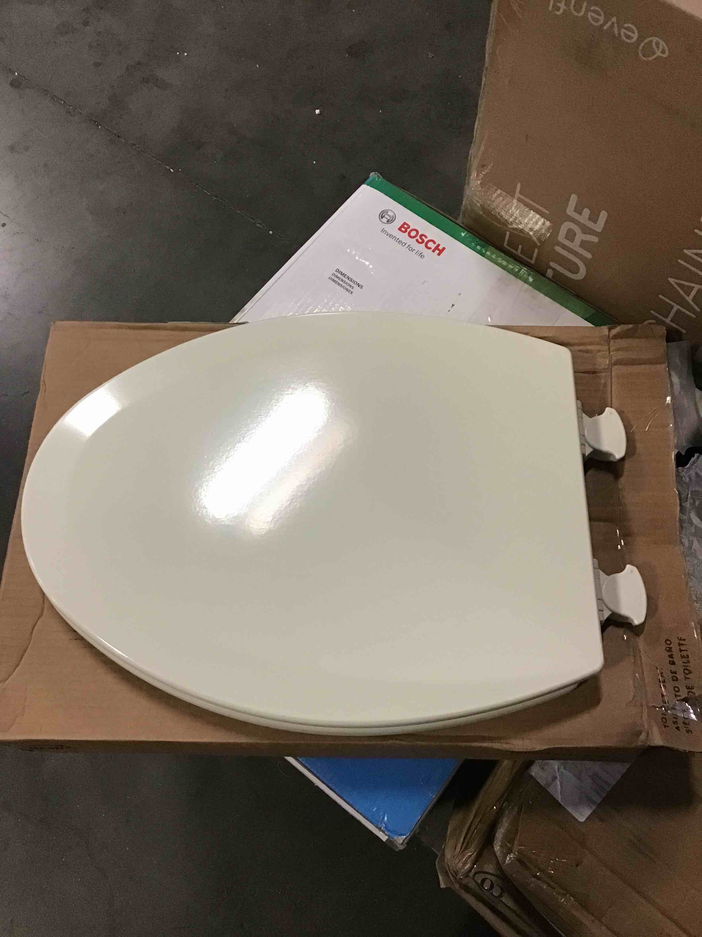 Bemis 1500EC 346 1500EC346, 1 Pack Elongated, Biscuit/Linen Toilet