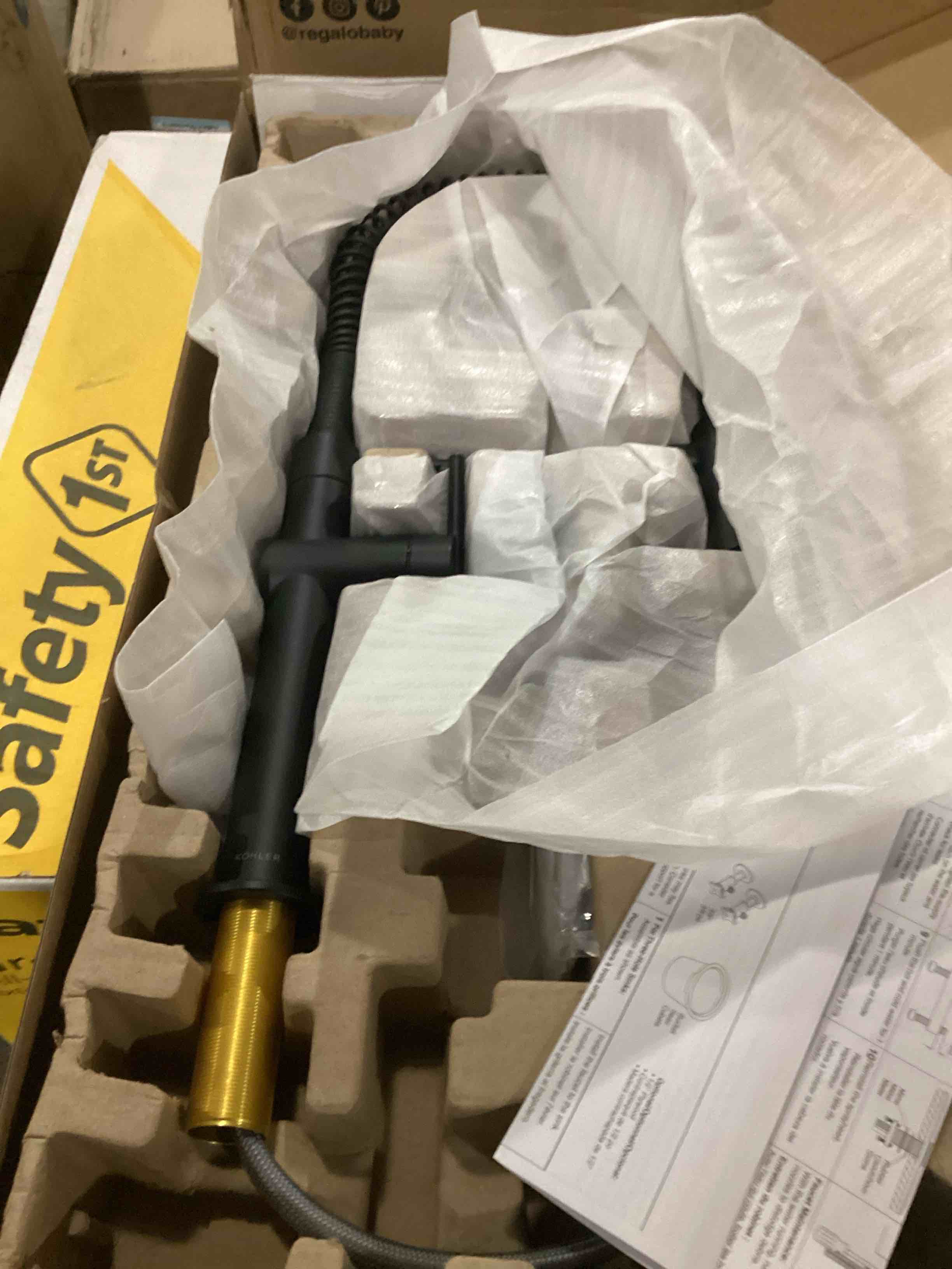 KOHLER 22973BL Crue Kitchen Sink Faucet with Single Lever Handle, Pre