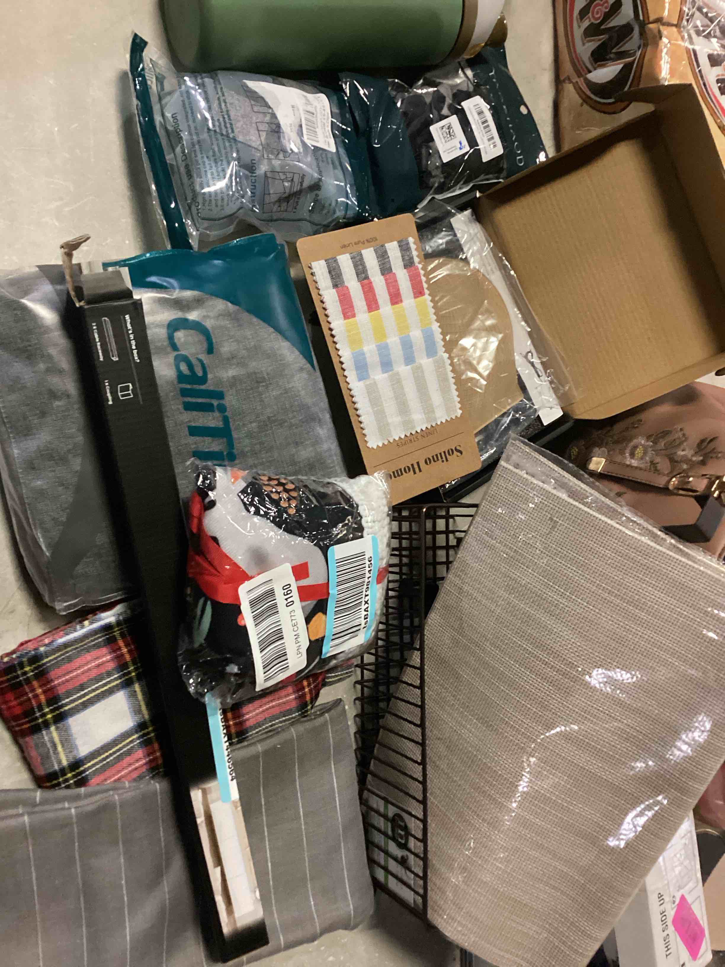 assortment miscellaneous items of home items