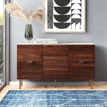Pinecone 48" Wide 4 Drawer Buffet Table