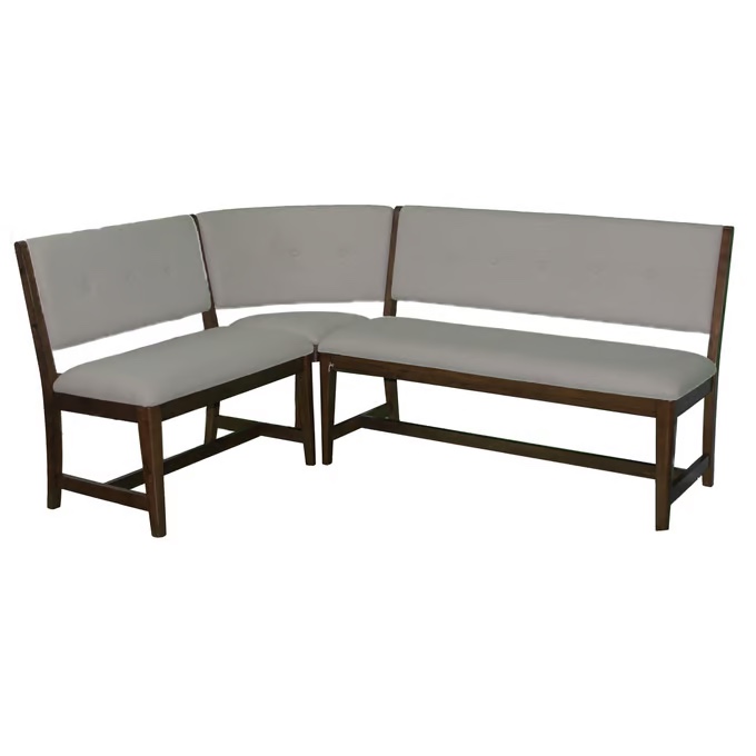 Bernards Dorval Cherry Corner Bench, INCOMPLETE, corner seat only
