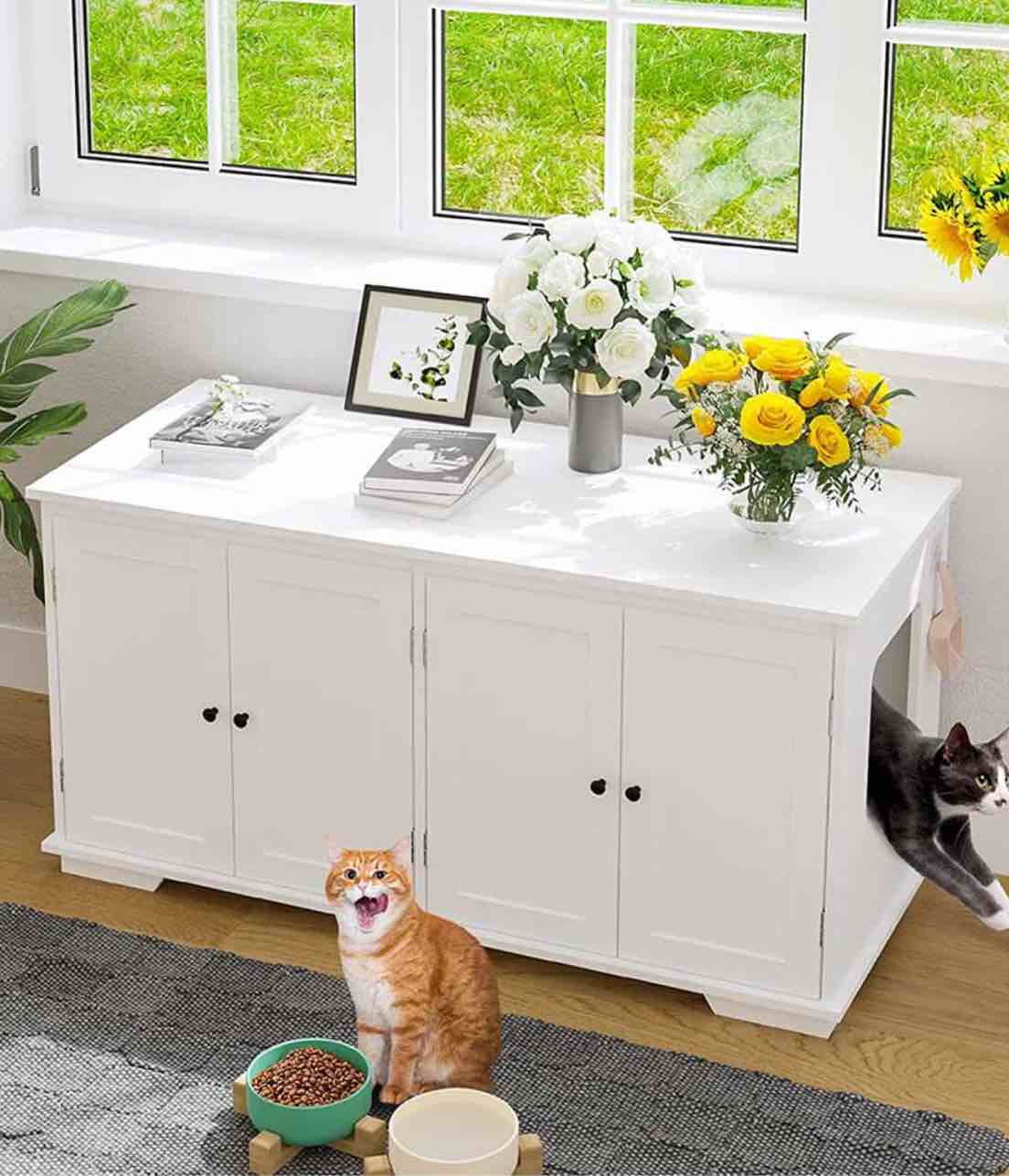 Cat Litter Box Enclosure 92 by lovinouse 
