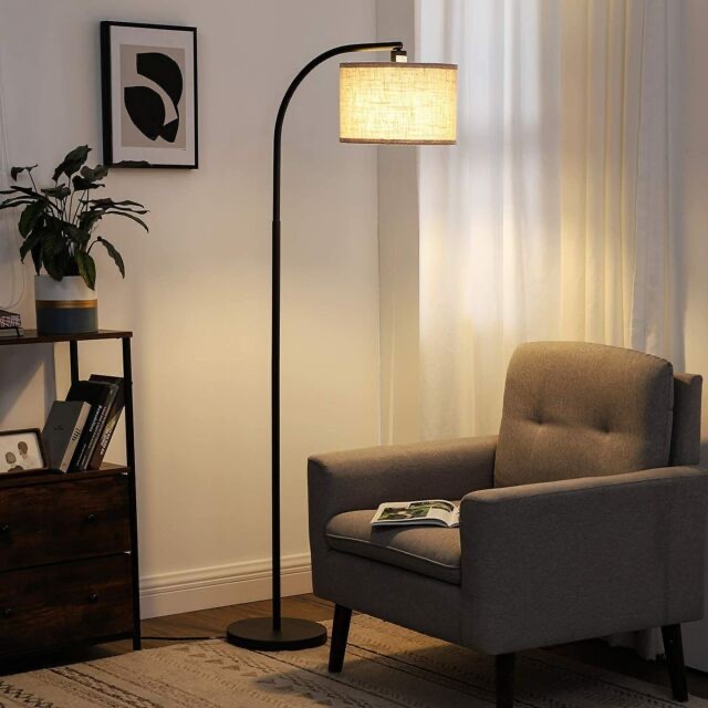Dewenwils ?HLFL04D 60W Floor Lamp - Black (similar to stock image)