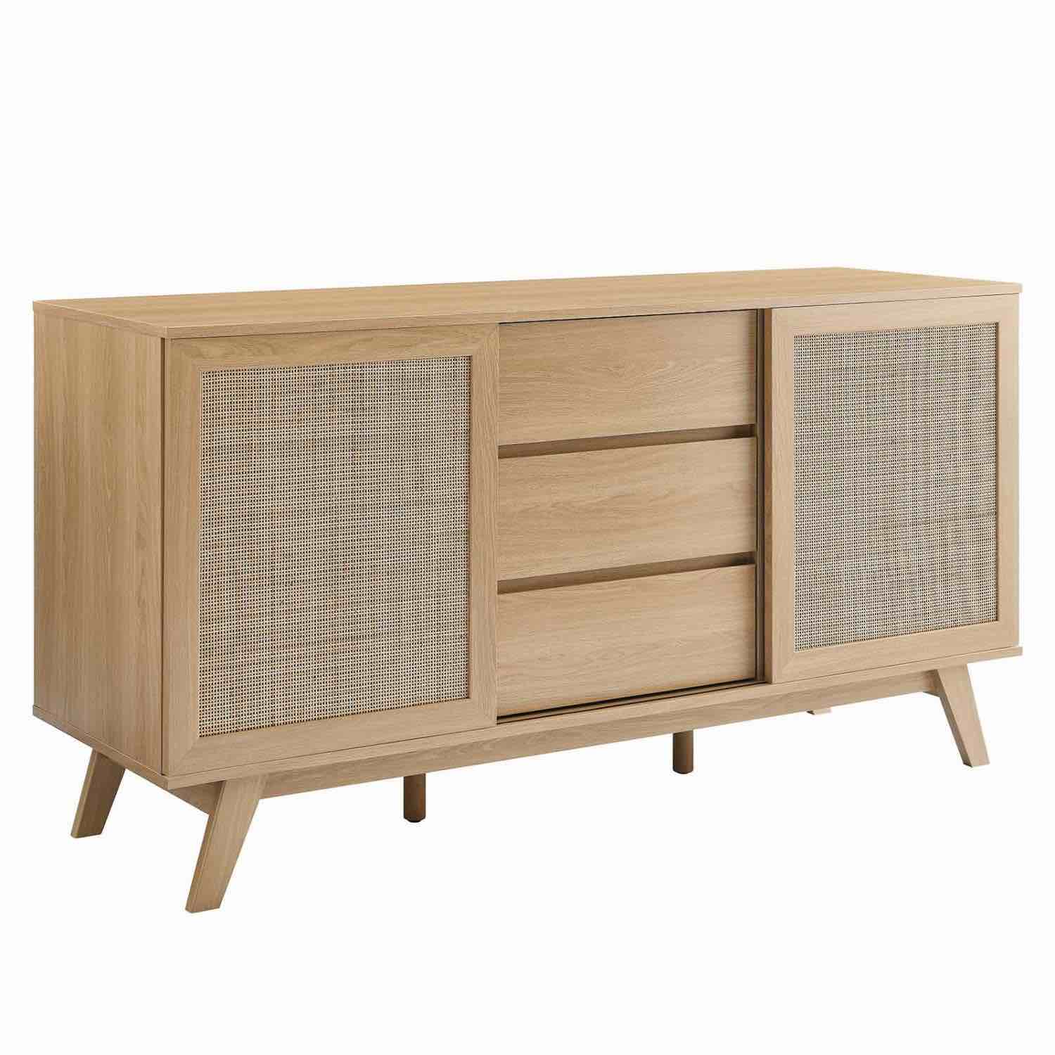 Modway Soma 59" Sideboard With Oak Finish EEI-6043-OAK(incomplete/Box 2)