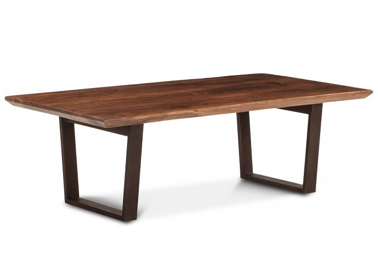 Home Trends & Design Mozambique 52" Walnut Coffee Table, (tabletop only) INCOMPLETE
