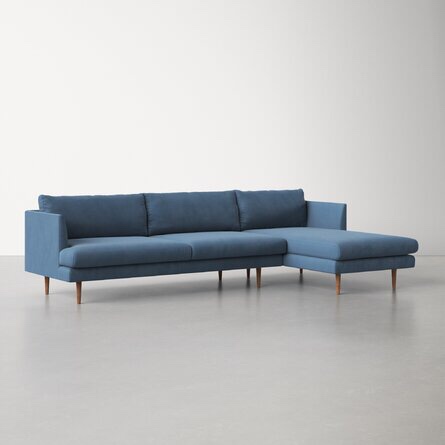 Miller 2 - Piece Upholstered Sectional By AllModern (INCOMPLETE SET, MISSING BOX)