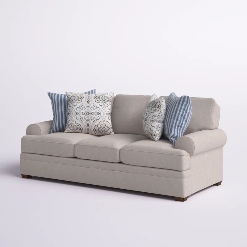 Mascoutah 93.5” upholstered sofa Grey 