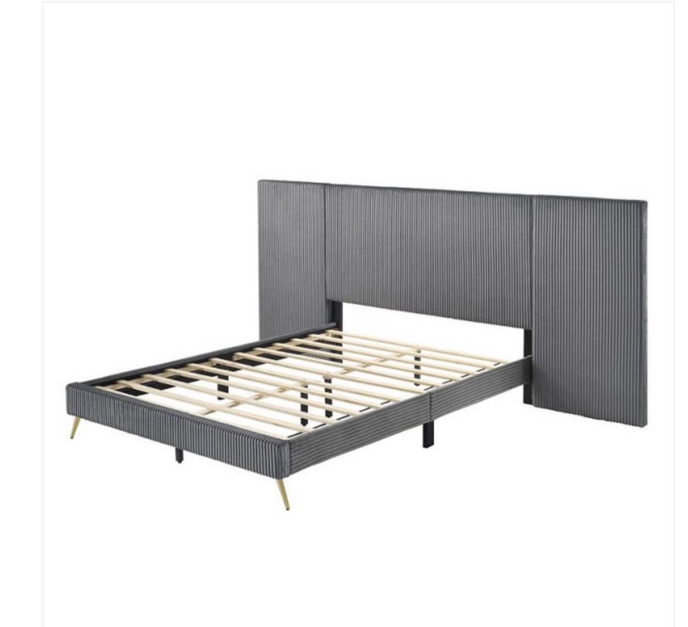 80111-711A Muilee Wall Bed King Gray ( incomplete box 1/2) 