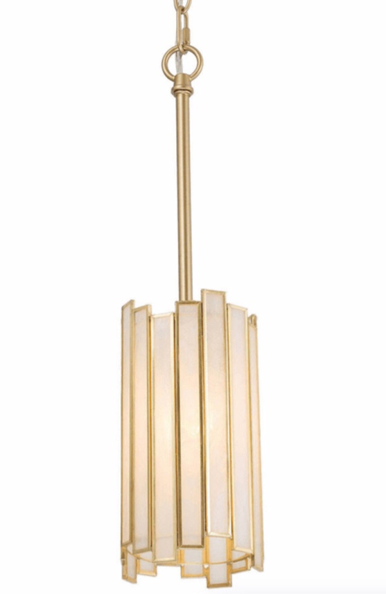 LNC A03889 Modern Light Gold Mini Hanging Lamp