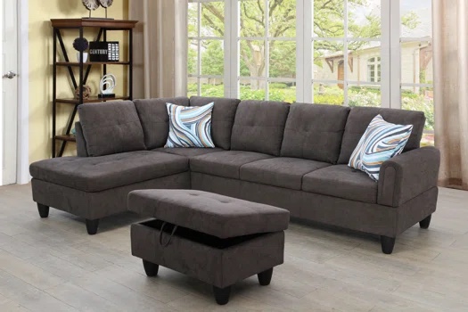 Upholstered Sectional (Incomplete-Chaise Only)