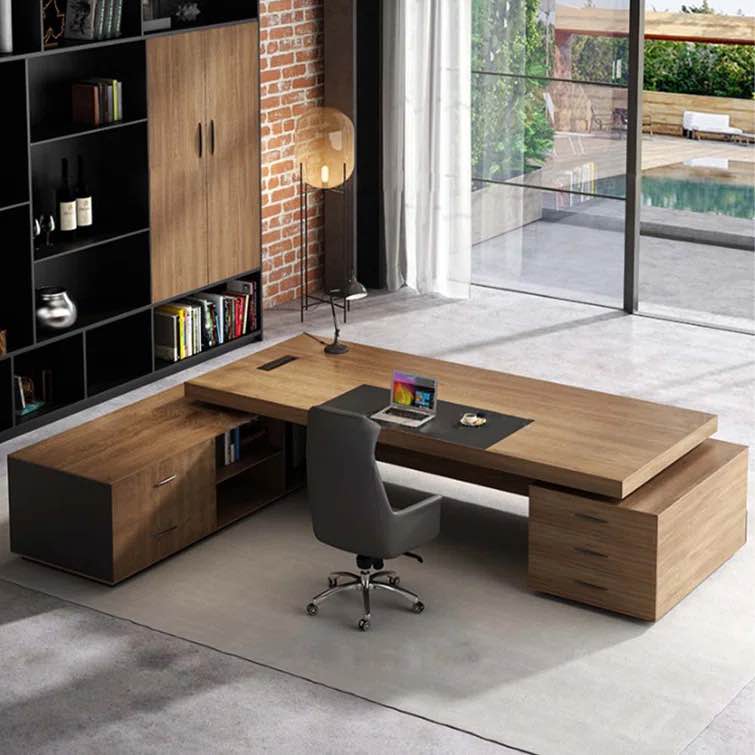 Dawane 2 Piece Rectangle Computer Desk Office Set with Chair (incomplete 3 of 5 boxes only)