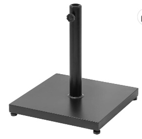 VredHom 40lbs Patio Umbrella Base Stand, Outdoor Square 