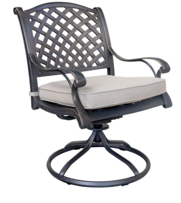 Carlsbad Cast Aluminum Dining Swivel Rocker no cushion 